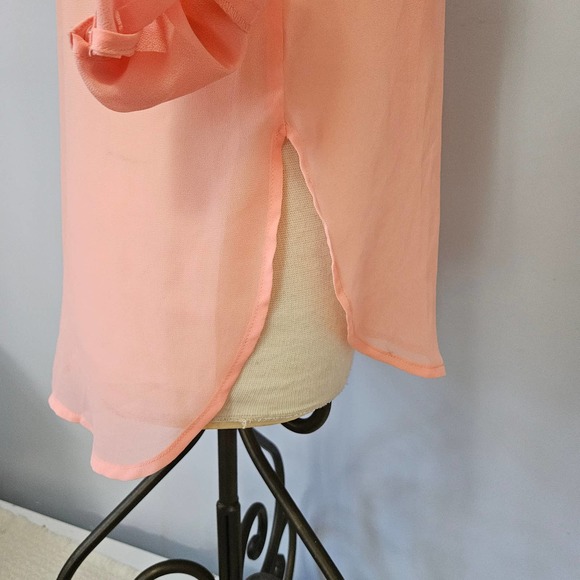Sheer button-up NWT Francesca's Collections Size S - Picture 10 of 16